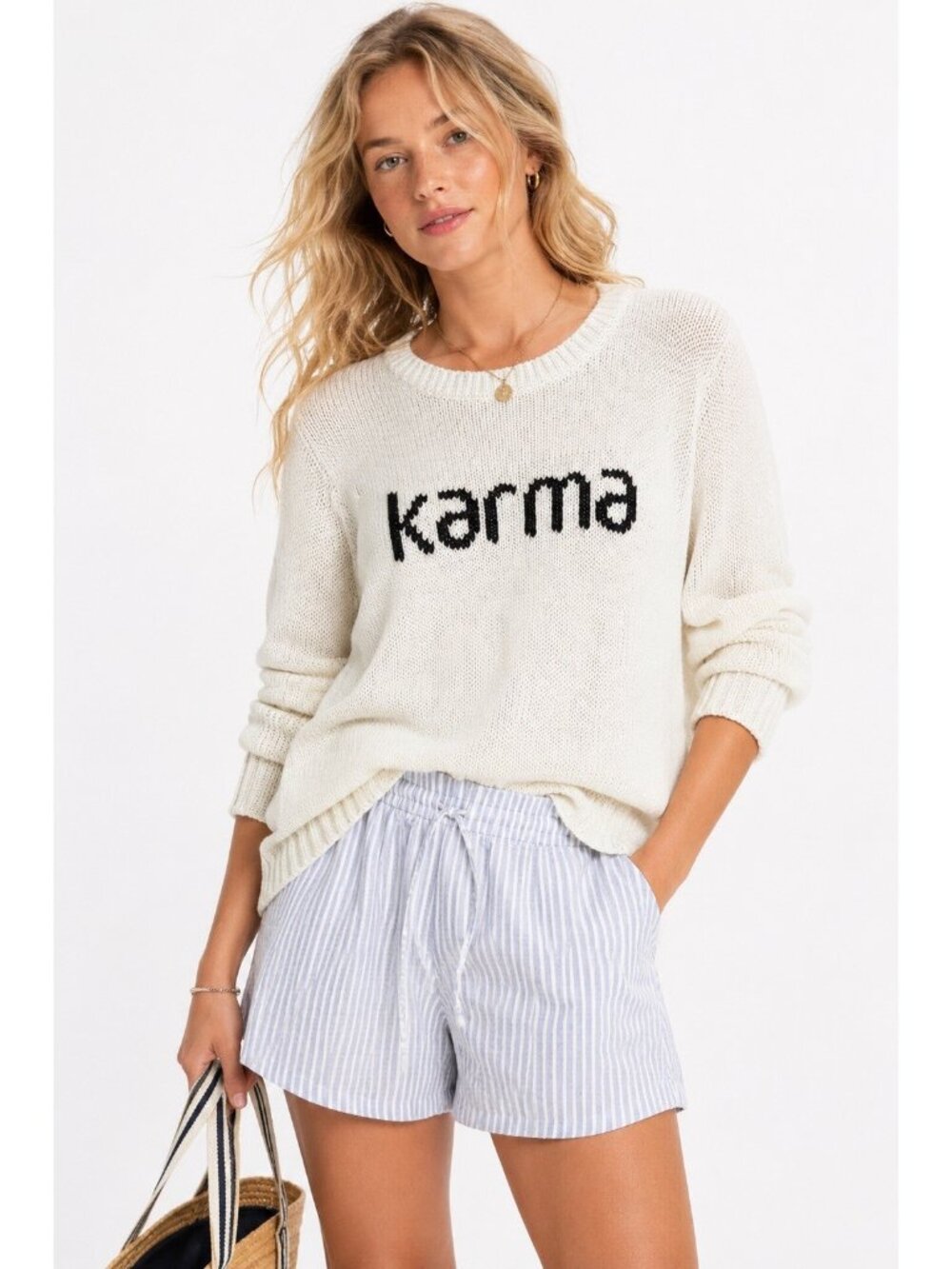 WOODEN SHIPS KARMA sweater anthropologie XS S beachy preppy summer relaxed fit
